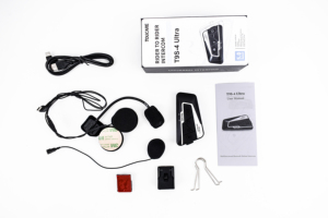 Intercomunicador Bluetooth para motocicleta QCC con intercambio de música 1200m 8 Riders Group Helmet Communication System - Product Image 6