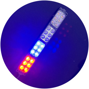 โมดูล LED 12V 650-720LM ความสว่างสูง LED สีแดง + น้ำเงินแฟลช180*26มม. ไฟด้านข้างรถยนต์12V 24V ไฟกระพริบโมดูล LED - Product Image 3