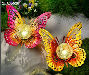 Luci solari da giardino per esterni luci lucciole impermeabili luci a farfalla luci solari a Led per insetti - Product Image 3