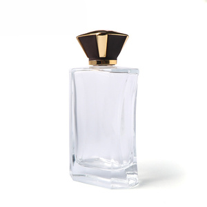 Customised Small 100ml <strong>100</strong> <strong>ml</strong> Pocket Size Empty Pyramide Cap Fragrance Glass Bottle Spray with <strong>Box</strong> - Product Image 1