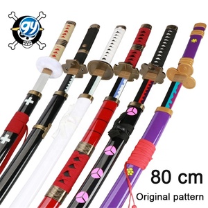 Roronoa Zoro Cosplay ahşap kılıç modeli oyuncak Kitetsu Yama Shusui japon samuray Catana Yubashiri Wado Ichimonji anime katana