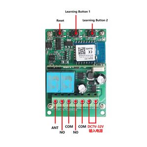 DC7-32V Universal TUYA WLAN-Smart-Schalter für Garagentor intelligente WLAN-Schalter APP-Steuerung 2CH intelligenter Empfänger - Product Image 2