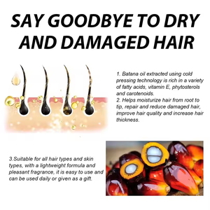 Private Label Organic Hair Care Kit Hair Repair Moisturising Cold Pressed Batana <strong>Oil</strong> for Hair Growth Wholesalers Product - Product Image 4