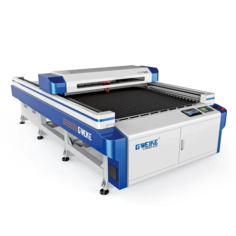 Gweike cnc roteador laser 4*8 ", cortador a laser, grande potência, cama plana a laser 130w, 150w, 180w, ce