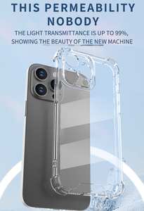 Tam kamera koruma telefonu iPhone için kılıf 17 hava 16 15 Promax 14 artı 13 Pro Anti-Scratch sert PC kapak Apple 12 için toptan - Product Image 2