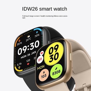 Cross-biên Giới đa-thể thao thông minh xem TFT cho BLE cuộc gọi sức khỏe giám sát Tính năng Silicone ban nhạc từ giọng nói trợ lý - Product Image 2