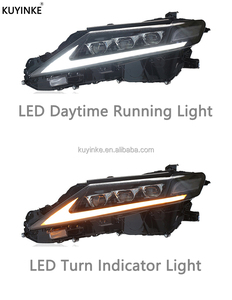 LED farlar meclisi modifiye Led farları koşu dönüş sinyali fren lambaları sis farları Toyota Camry 2018-2023 için
