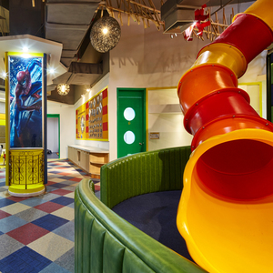 Sân chơi trong nhà dành cho trẻ em với bảng Hộp cát thông minh bóng mềm hố trượt ống-Khu vui chơi giải trí cho trẻ nhỏ - Product Image 3