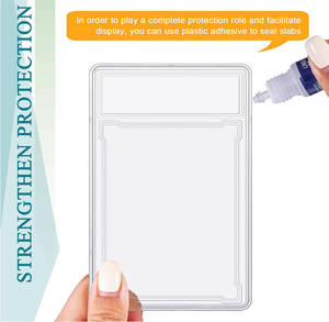 Großhandel Clear Slab Label Inhaber Baseball Card Case Sammelkarten Protector Case für TCG - Product Image 6