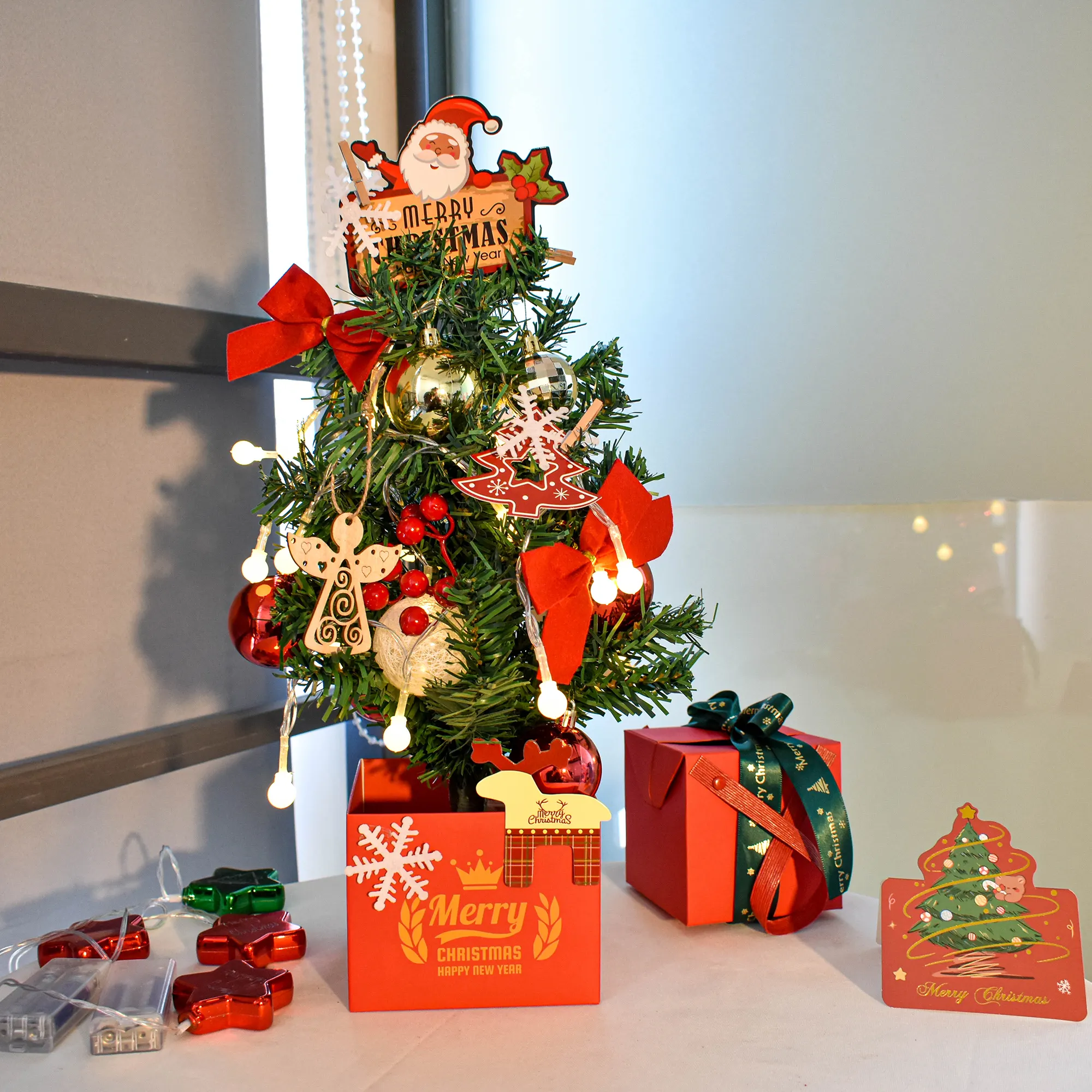 Árbol de Navidad Caja de regalo sorpresa Gran Festival Navidad Año Nuevo Boda Cajas de San Valentín para embalaje de regalo Decoraciones navideñas