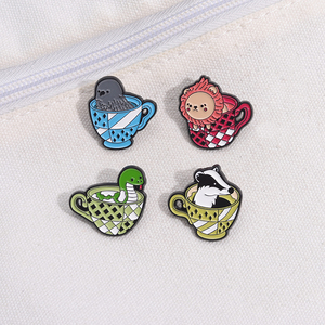 Sming Pins Wholesale Four-color Animal Character Pin Badge <strong>Bulk</strong> Stocked Soft Enamel Uv Offset Logo-themed Casting Custom Fairy - Product Image 1