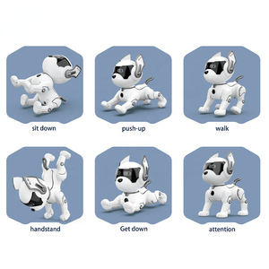 Interaktiver programmier barer intelligenter rc roboter hundes pielzeug pädagogischer fern gesteuerter hunde roboter