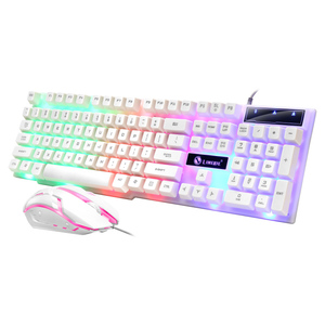 Factory <strong>Custom</strong> <strong>Computer</strong> LED Backlight Gaming <strong>Keyboard</strong> and Mouse Combos USB Wired Teclado Klavye Mouse and <strong>Keyboard</strong> Sets - Product Image 3