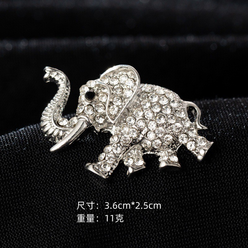 Xd9270-1 elefante bebé plateado