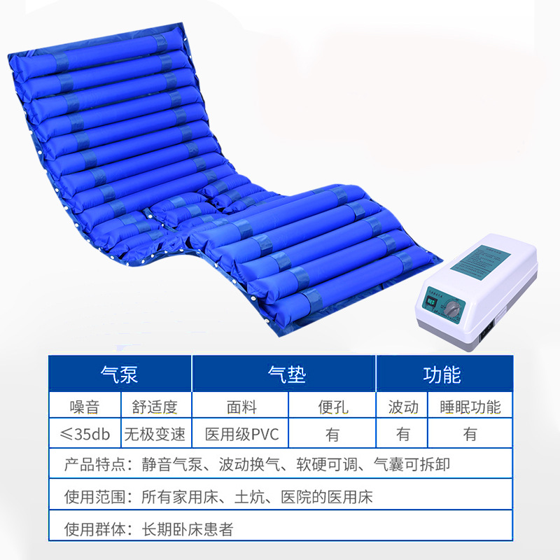 Royal blue toilet hole sleep air pump