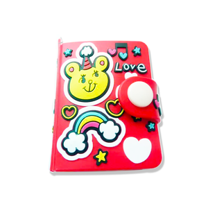 Custom <strong>Colorful</strong> Block Design Students Silicone <strong>Notebook</strong> Promotion Pvc Soft Rubber <strong>Notebook</strong> Custom <strong>Notebook</strong> <strong>with</strong> Pocket - Product Image 3