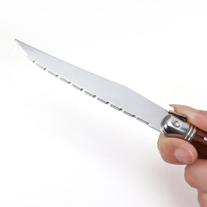 24 cái không gỉ dao kéo bít tết dao thực phẩm ngã ba súp trà muỗng sáng đánh bóng Flatware phương Tây Bộ đồ ăn - Product Image 5