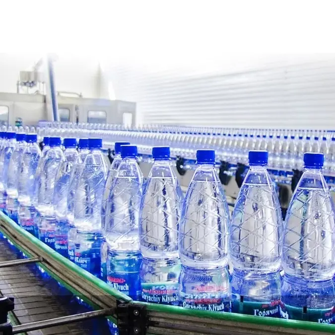 Línea de producción de agua potable mineral, botella pequeña de A Z, planta de embotellado de agua