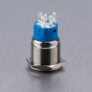 Welfnobl สวิตช์ไฟปุ่มกดสแตนเลส12V 24โวลต์ LED สวิตช์ไฟกันน้ำ - Product Image 5