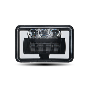 ไฟ LED สำหรับทำงานขนาด4*6ไฟ45W ลำแสงต่ำและแหวนนางฟ้าสุดเจ๋งโคมไฟทำงาน LED ขนาด7นิ้วไฟหน้าโปรเจคเตอร์อัตโนมัติ - Product Image 1