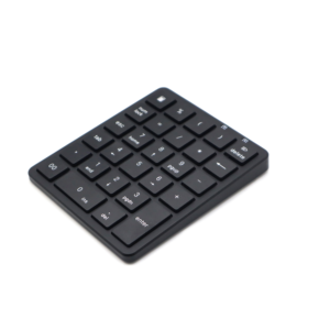 Teclado numérico inalámbrico, 28 teclas, Mini almohadilla numérica recargable de contabilidad financiera portátil para ordenador portátil de escritorio, PC, Surface Pro
