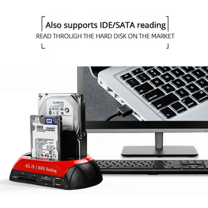 PSDA hepsi 1 Hdd yerleştirme istasyonu eSATA USB 2.0/3.0 adaptörü için 2.5/3.5 sabit Disk sürücü yerleştirme istasyonu sabit muhafaza - Product Image 3