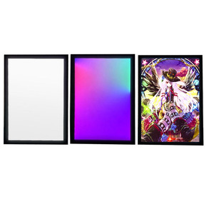 定制变色观看发光二极管相框RGB广告快照灯箱发光二极管海报 - Product Image 1