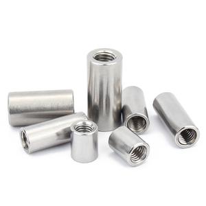 <strong>M3</strong> M4 M5 M6 M8 Stainless Steel Lengthen Round <strong>Coupling</strong> Nut Internal Thread Cylindrical Joint Nut Sleeve Tubular Nuts - Product Image 5