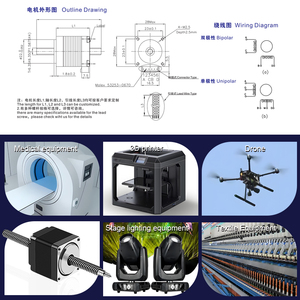 Redüktör 12V 24V ile step Motor yapma makinesi tesisi için step Motor kodlayıcı ile RB Nema 11 Dc Motor - Product Image 3