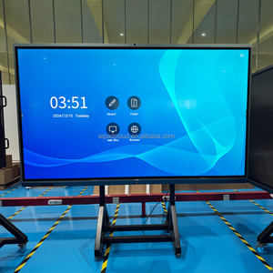 Фабрика OEM ODM 4K 55 65 75 85 86 110 Интерактивная плоская панель Android IR Ai камера Сенсорный экран Смарт-плата для класса - Product Image 2