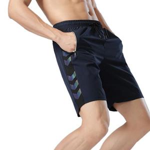 M-3XL运动短裤男士夏季薄透气休闲<span class=keywords><strong>Capris</strong></span>跑步反光标准速度干短裤男士慢跑者