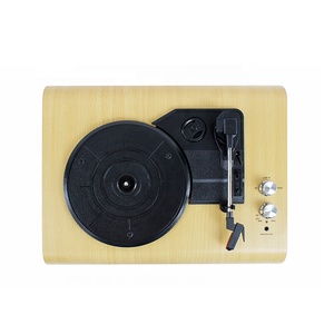 Reproductor de discos de vinilo todo en uno, gramófono tocadiscos de diseño moderno, oferta de fábrica con función USB BT - Product Image 2