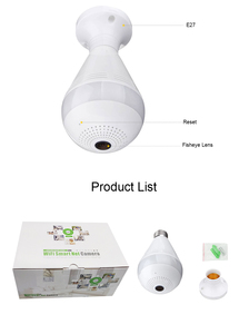 Jortan yeni 2024 ampul kamera HD 1080 P mini taşınabilir CCTV video kamera ile fabrika ucuz fiyat ampul - Product Image 2