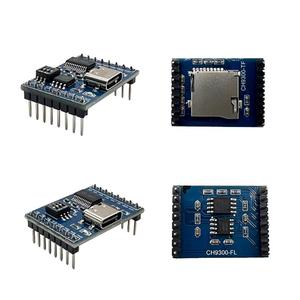 MP3 Module with 4MB16M TF <strong>Card</strong> USB Downloadable 10 IO Trigger Serial Port Control for Acoustic <strong>Components</strong> Player Voice Module - Product Image 2