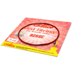 <strong>High</strong> <strong>Quality</strong> Alice A206C Stainless Steel Red Alloy Wound Acoustic Guitar <strong>Strings</strong> 1st 2nd 3rd - Product Image 5