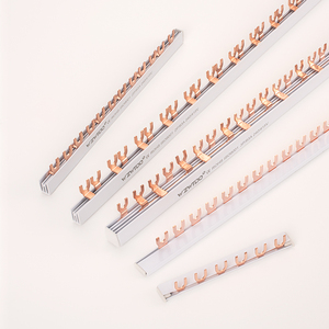 <strong>U</strong> <strong>Type</strong> 1P <strong>Busbar</strong> to <strong>Busbar</strong> Electrical Connection Small Circuit Breaker Copper Lugs Comb Conductive Copper <strong>Busbar</strong> - Product Image 5