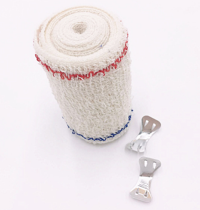 Surgical Bandage Spandex Cotton Crepe Elastic Bandage for Wound Dressing 0