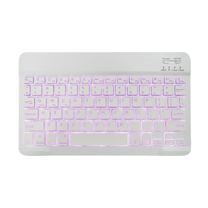 Universal Wireless Blue Tooth Backlit <strong>Keyboard</strong> for Tablet Laptop, Compatible with Windows, IOS, <strong>Android</strong> - Slim &amp; Compact Design - Product Image 6