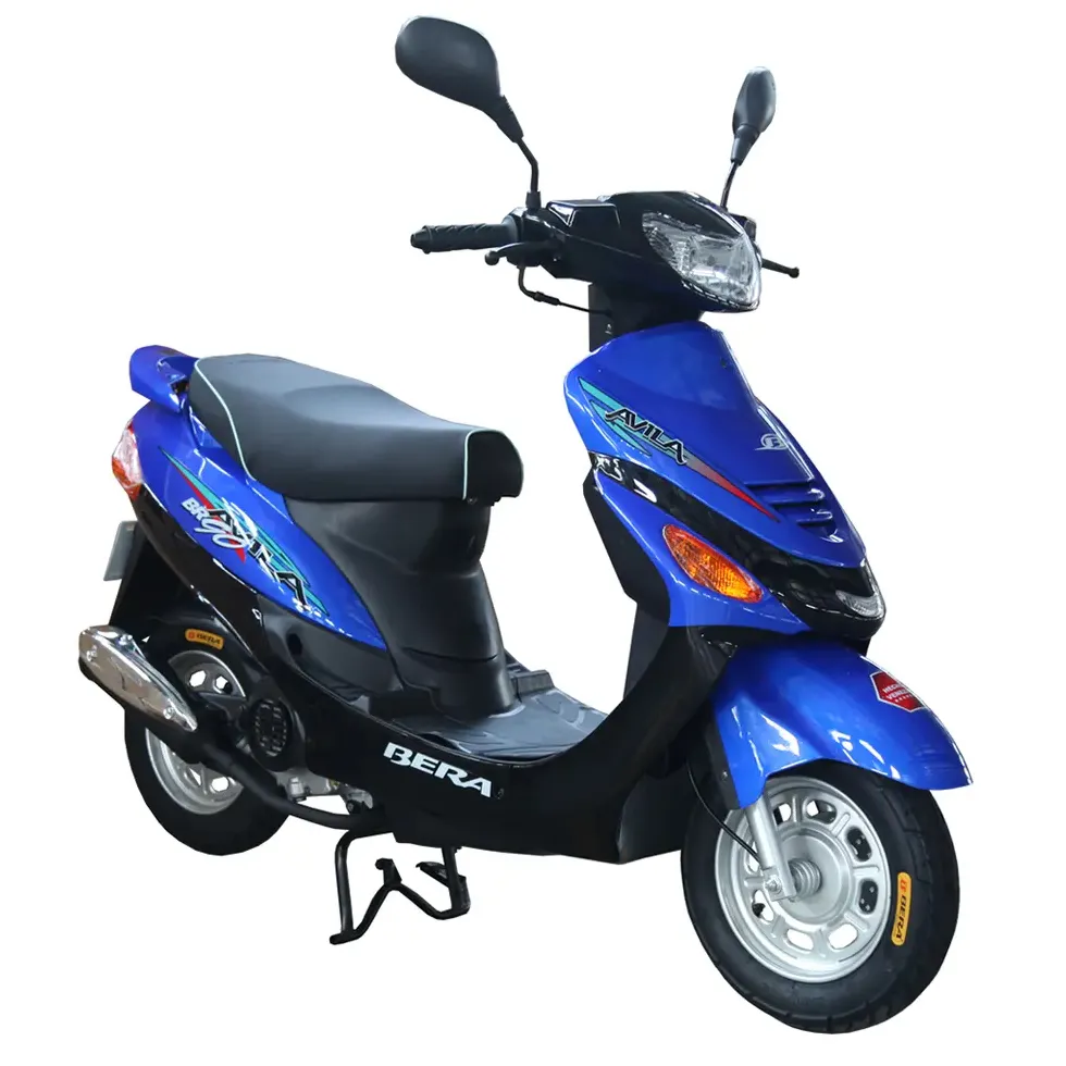 Yüksek performanslı dayanıklı güvenilir 60v mopedler 49cc 50cc gaz motosiklet benzinli Scooter