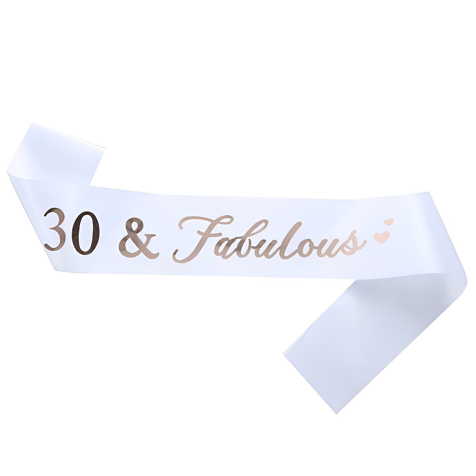 Lettere bianche + oro rosa: 30