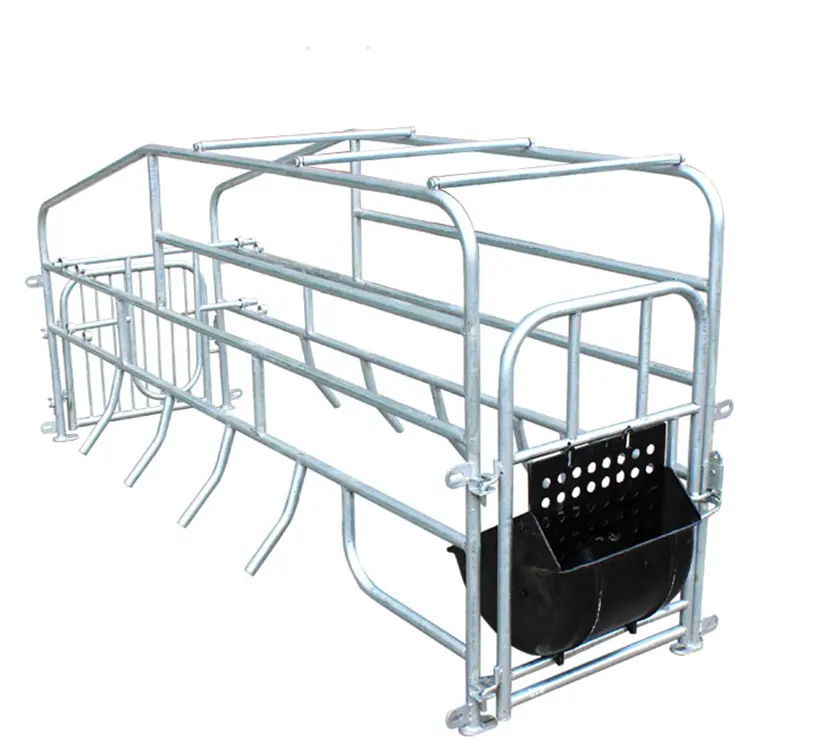 Tùy Chỉnh Chất Lượng Cao Tùy Chỉnh Logo Pig Sow Farrowing Crate/Bút/Lồng Đường Kính Nhỏ