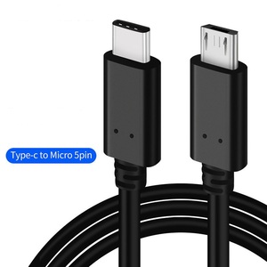 รองรับการชาร์จอย่างรวดเร็วและข้อมูล USB Type C ไปยัง USB Micro B port สาย2.0 1M - Product Image 5