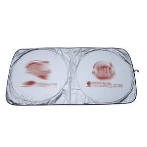 الصين امدادات 150x70 سنتيمتر الفضة مظلة السيارات غطاء الزجاج الأمامي طوي كتلة الأشعة فوق البنفسجية حماية الشمس قناع