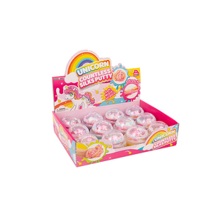 Countless Silks Putty of Unicorn Non Toxic Creative Fidget Multi Colors Soft and Stretched <strong>Clay</strong> <strong>Paper</strong> Cup Packaging - Product Image 1