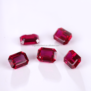 Starsgem pietra preziosa sintetica sciolto rosso laboratorio di pietra ha creato pietra coltivato in rubino - Product Image 4