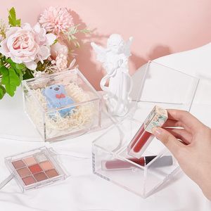 Factory Custom Size Transparent Acrylic <strong>Storage</strong> Box with Lid Clear <strong>Plexiglass</strong> Model Square <strong>Cube</strong> Gift Boxes Organizer - Product Image 3