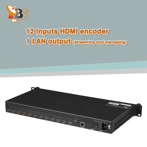 Codificador de vídeo TBS2812 4K @ 30fps y para IPTV Streamer H.265 H.264 para modulador codificador HDMI con 12 entradas compatible con RTP RTMP UDP - Product Image 2