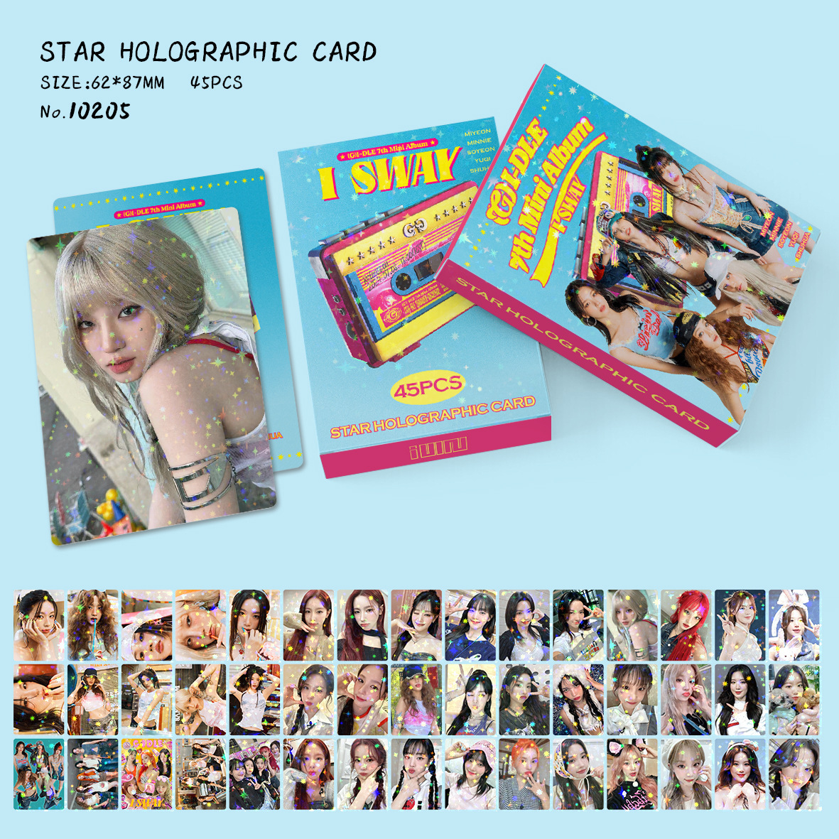 10205-gidle petite carte ciel étoilé