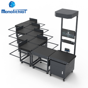 MonolithIoT-sistema de clasificación de paquetes automatizado, escaneo de pesaje de dimensión DWS, cinta transportadora de logística Express, 8 puntos - Product Image 2