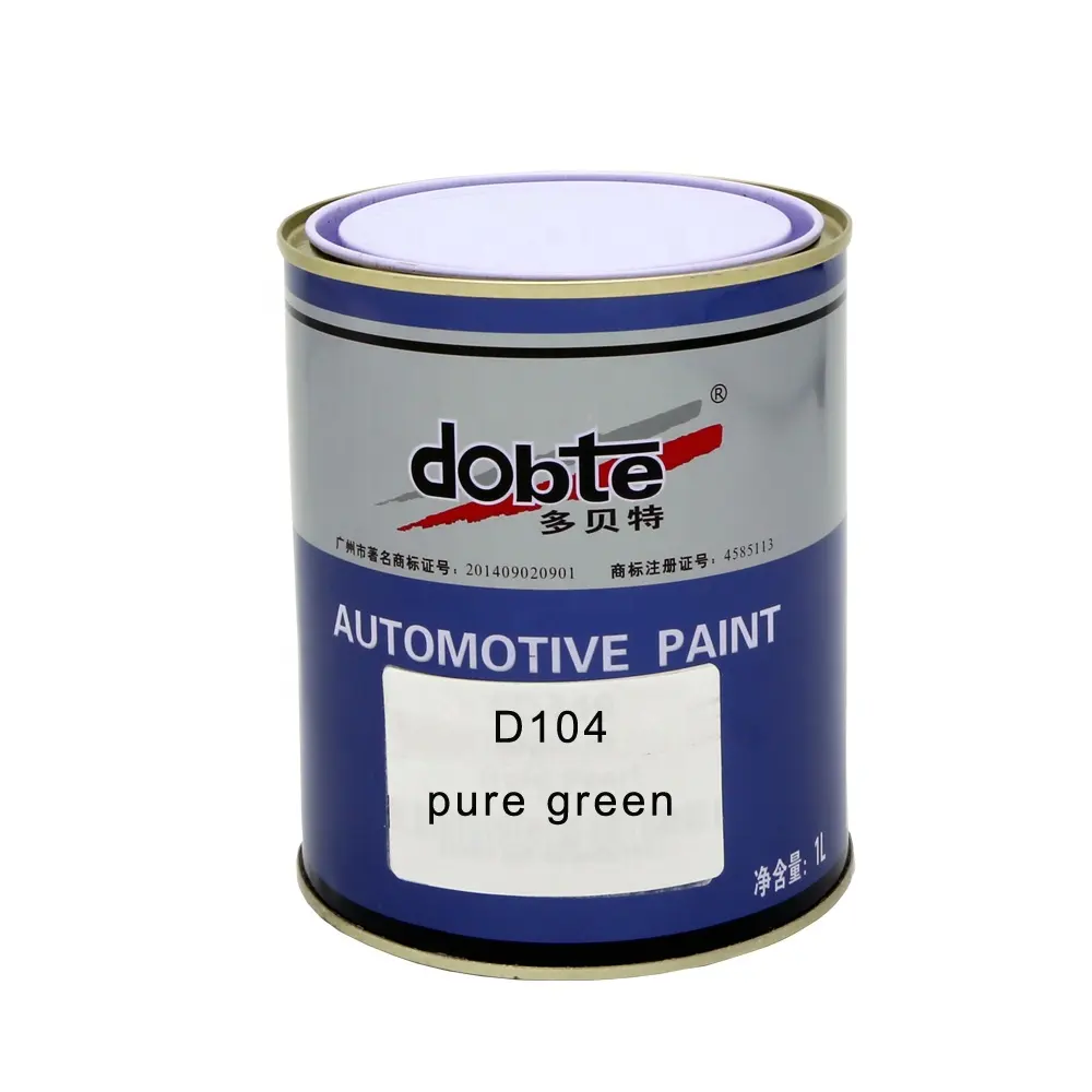 Green customization high quality cheap price good dobte brands acrylic car painting